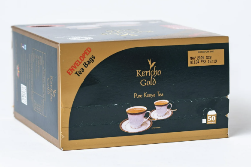 African Delights Kericho Gold Pure Kenya Tea, Pack of 50 Tea Bags