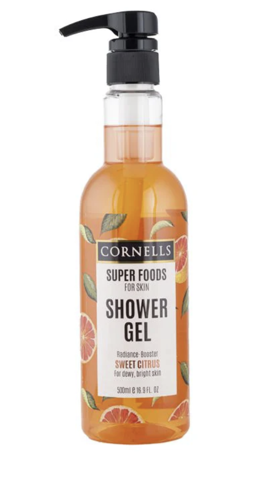 Super Foods For Skin Shower Gel Super Hydrating Sweet Citrus To Keep Skin Super Soft 1000ml