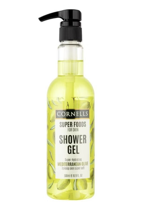Super Foods For Skin Shower Gel Super Hydrating Mediterranean Olive To Keep Skin Super Soft 1000ml