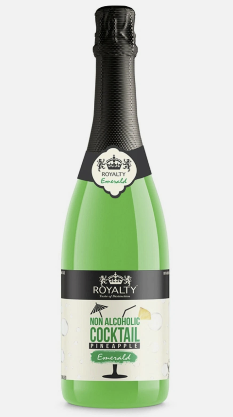 Royalty Cocktail Pineapple Flavoured Non-Alcoholic Emerald Drink
