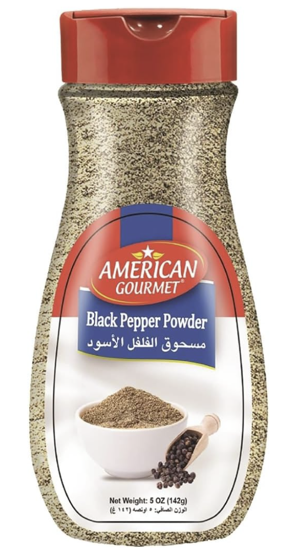 American Gourmet Black Pepper Powder 5oz (142 Grams)