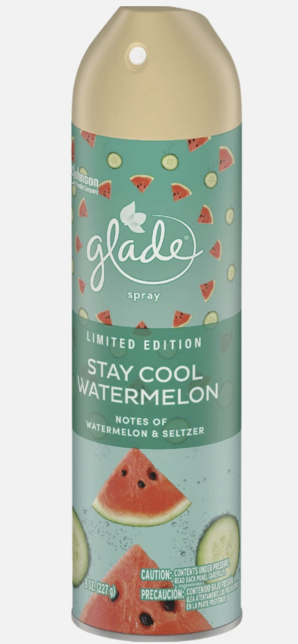 Glade Spray Stay Cool Watermelon Air Freshener Limited Edition, 300 ml